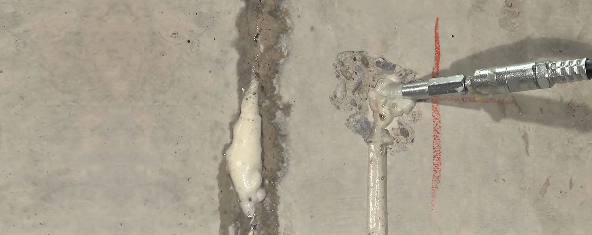 Iniezioni di resine per il taglio chimico delle murature